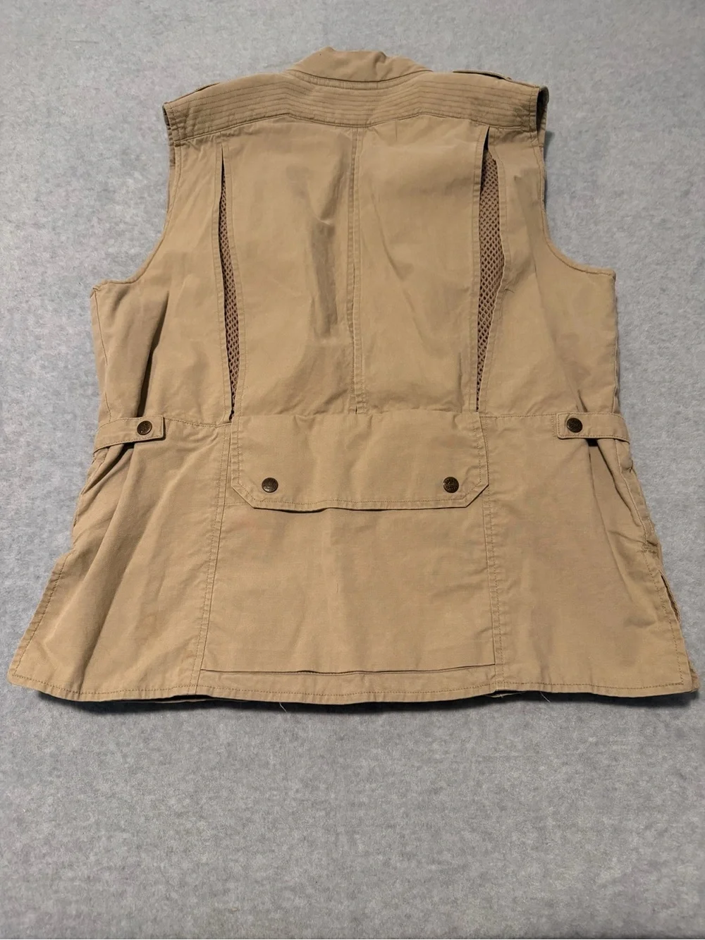 Banana Republic Safari Photographer Hiking Hunting Camping Fishing Khaki Vest M